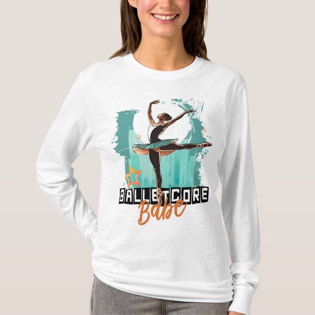 T-shirt Balletcore Babe | Tutus & Domination Totale Tee (Devant)