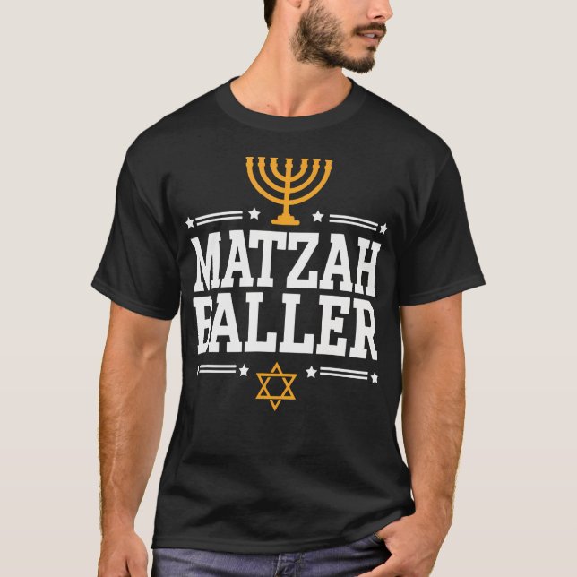 T-shirt Balleur de Matzah Hanukkah (Devant)