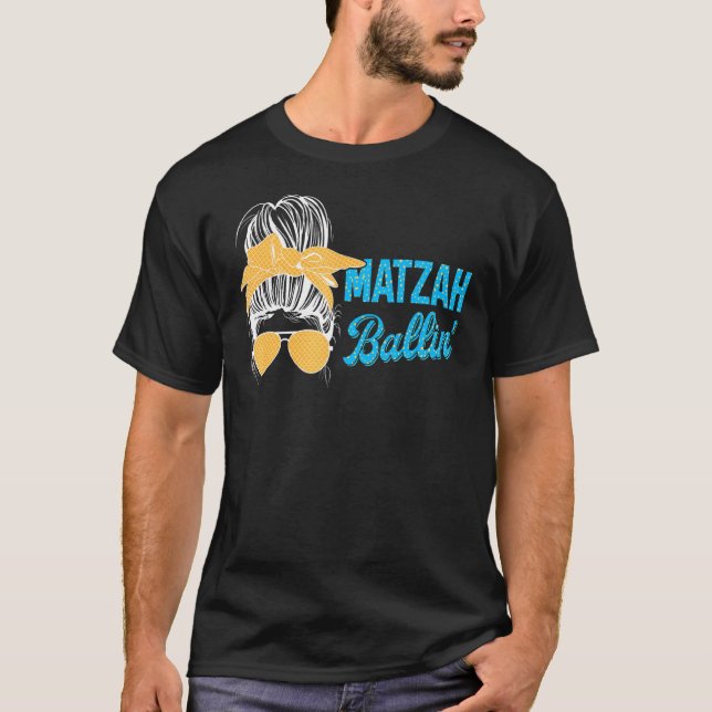 T-shirt Ballin juif Matzah (Devant)