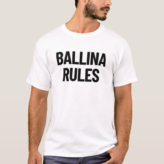 T-shirt Ballina Rules New South Wales Australia City (Devant)