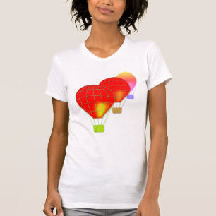 T-shirt Ballon à air rouge