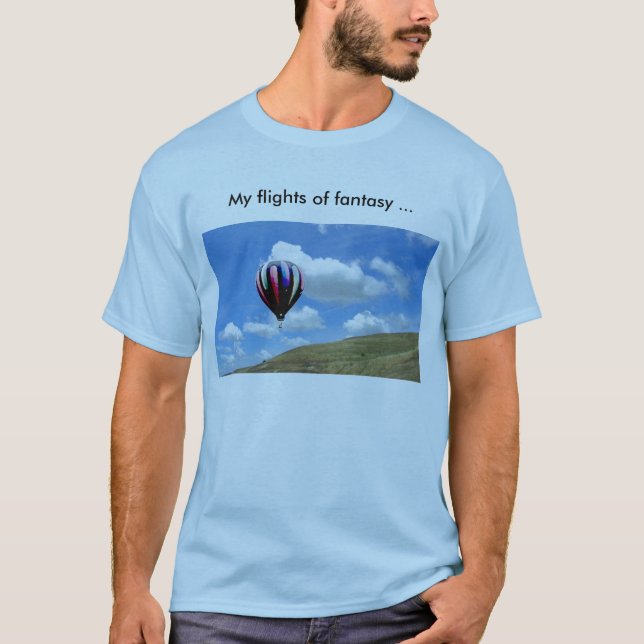 T-shirt - Ballon au-dessus des collines (Devant)