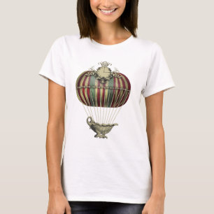 T-shirt Ballon baroque avec l'horloge