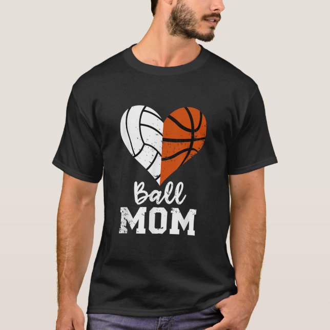 T-shirt Ballon de basket-ball (Devant)