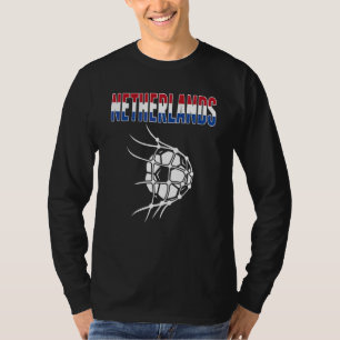T-shirt Ballon de foot néerlandais dans le filet   Soutene