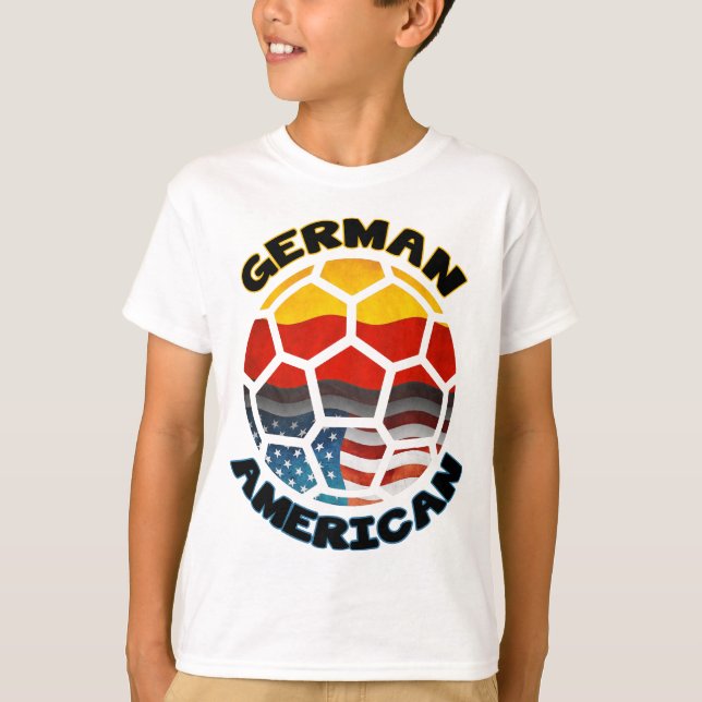 T-shirt Ballon de football américain allemand (Devant)