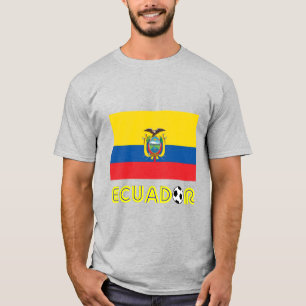 T-shirt ballon de football de l'Equateur