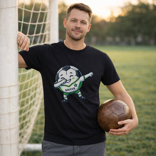T-shirt Ballon de football drôle et mignon qui dabbing