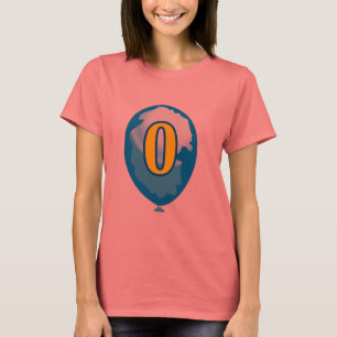 T-shirt Ballon du numéro 0
