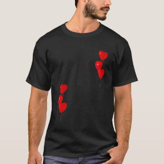 T-shirt ballon en forme de coeur