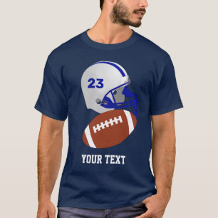 T-shirt Ballon et casque de football américain 
