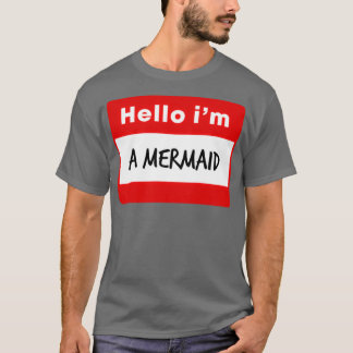 T-shirt BALLON Ix27M A MERMAID NAME TAG