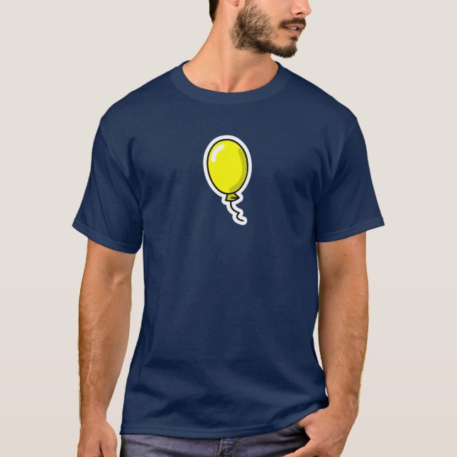 T-shirt Ballon jaune foncé de Phell (Devant)