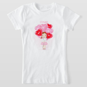 T-Shirt Ballon Saint Valentin Anniversaire 