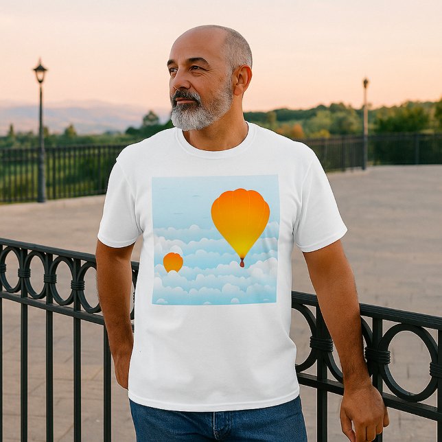 T-shirt Ballons À Air Chaud Dans Les Nuages Ballooning T-S (Créateur téléchargé)