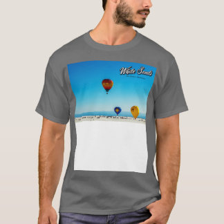 T-shirt Ballons à air chaud pour sables blancs Invitative 