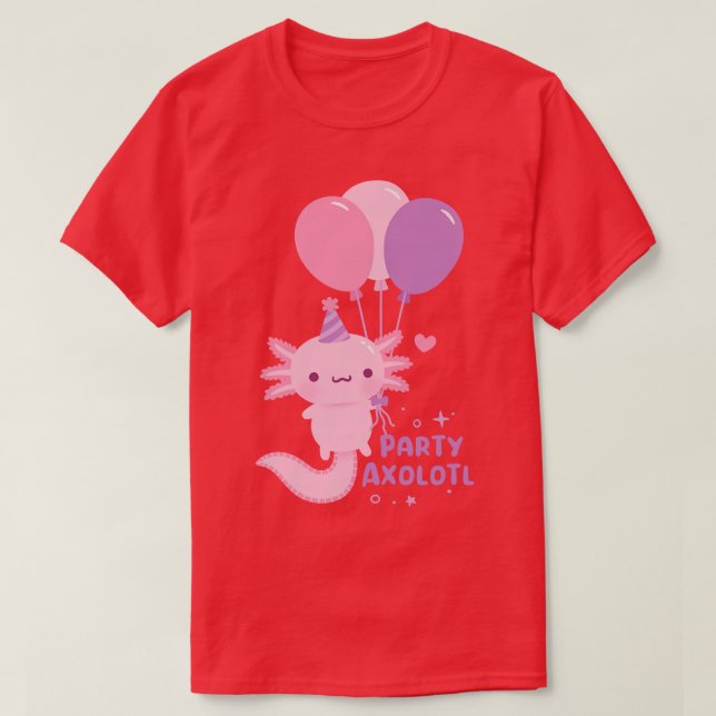 T-shirt Ballons Axolotl (Design devant)