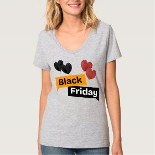 T-shirt Ballons Black Friday – Grande Affaire Grise pour F