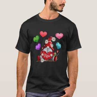 T-shirt Ballons Coeur Gnome Cute Rara