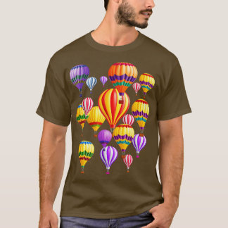 T-shirt Ballons colorés à air chaud