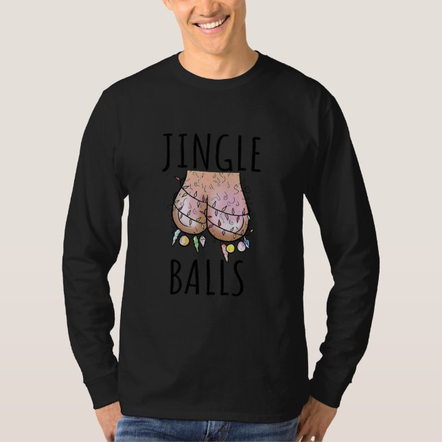 T-shirt Ballons coquins de Noël Jingle Balls  (Devant)