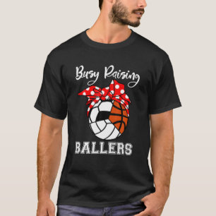 T-shirt Ballons d'ascension occupés Funny Volleyball de ba