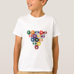 T-shirt Ballons de piscine / Billard : Modèle 3D:<br><div class="desc">Cet objet est totalement personnalisable ! Vous pouvez ajouter votre propre texte, arrière - plan ou image à cette conception! L'oeuvre d'art présentée sur ce produit a été créée avec le logiciel de modélisation 3D 3DS Max. Aucune photo utilisée pour la création de cet élément. Modélisation 3D par: Brady Arnold....</div>