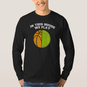 T-shirt Ballons Nous Jouons Ball Maman Papa Tennis Basketb