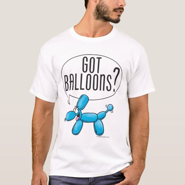 T-shirt Ballons obtenus ? Chemise d'animal de ballon (Devant)