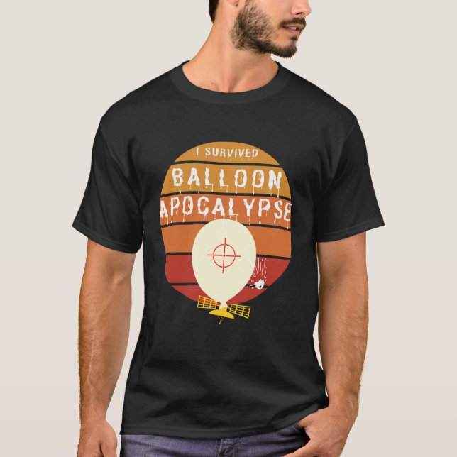 T-shirt Balloon Apocalypse Chinese Spy for Detective Fans (Devant)