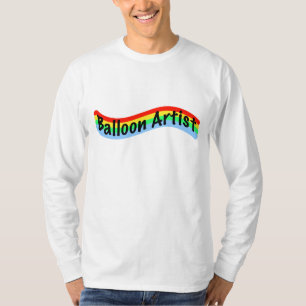T-shirt Balloon Artist : Design ondulé aux couleurs vives