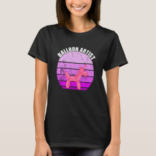T-shirt Balloon Artiste Vintage Coucher de soleil Balloon 