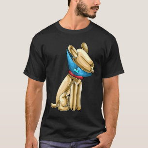 T-shirt Balloon Balloon Animal Chien Cône de honte