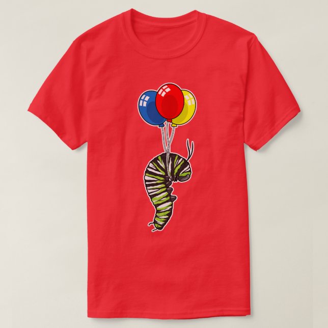 T-shirt Balloon caterpillar (Design devant)