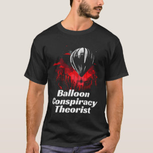 T-shirt Balloon Conspiration théoricien liberté amour patr