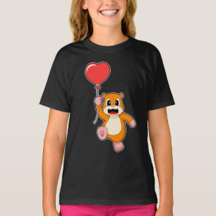 T-shirt Balloon Hamster Heart