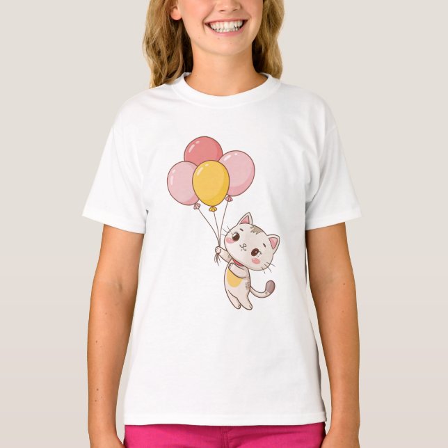 T-shirt Balloon Kitty Joy Tee (Devant)