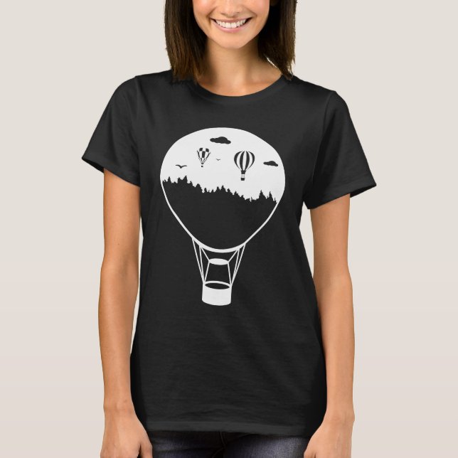 T-shirt Balloon Ride Gas Balloon Hot Air Balloon Ride (Devant)