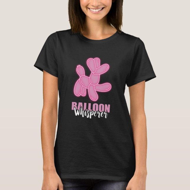 T-shirt Balloon Whisperer Balloon Artiste Balloon Animal (Devant)
