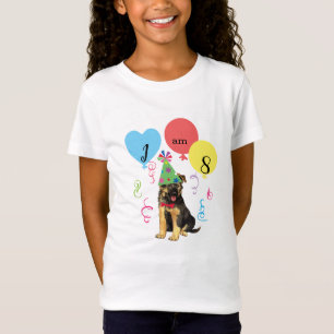 T-Shirt Balloons de fête d'anniversaire Allemand Shepherd