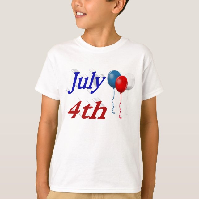 T-shirt Balloons du 4 juillet (Devant)