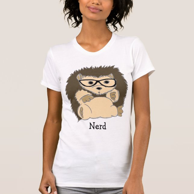 T-shirt Ballot de hérisson, hippie, Geeky… Chemises (Devant)