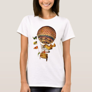 T-shirt Ballotte à air chaud avec drapeaux