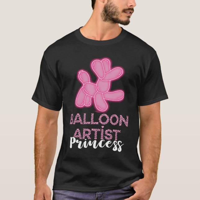 T-shirt Ballotte Artiste Princesse Balloon Twister Chien B (Devant)
