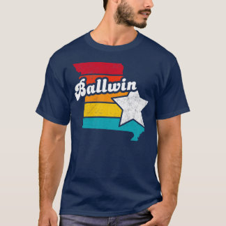 T-shirt Ballwin Missouri Souvenir Vintage en détresse