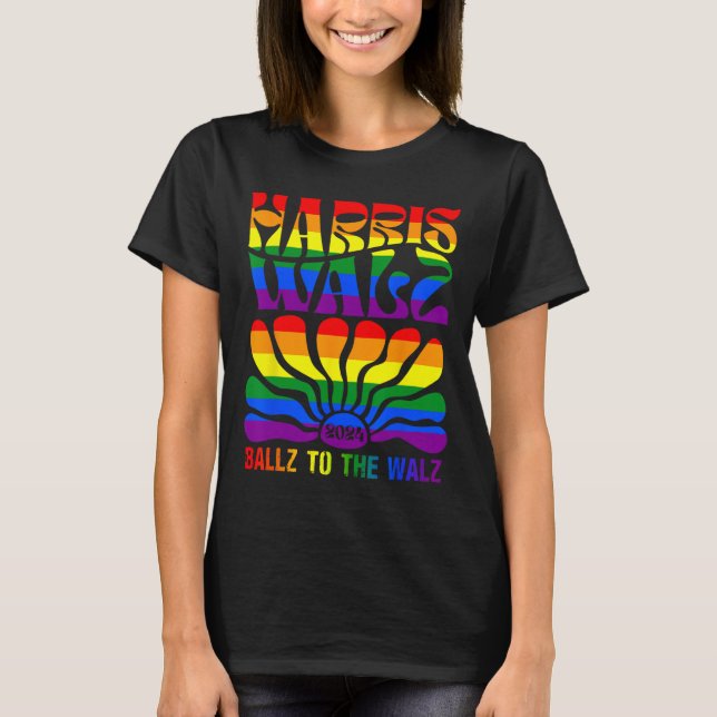 T-shirt Ballz Au W Harris W 2024 Kalama Harris Waltz 2 (Devant)