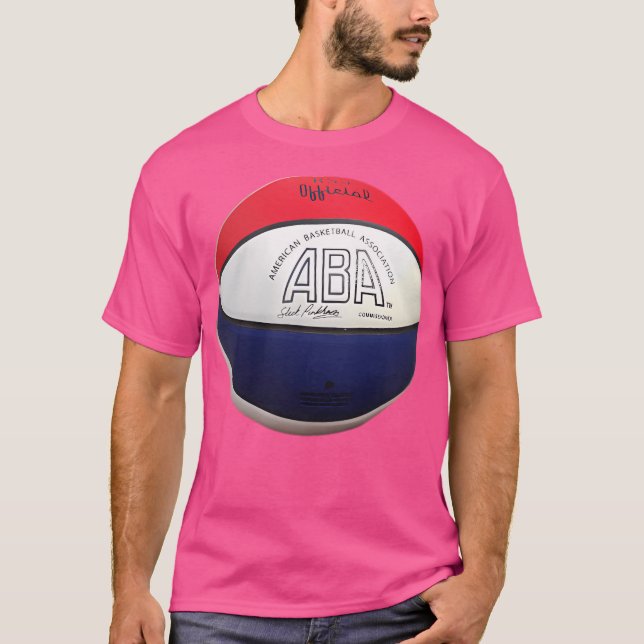 T-shirt Balon Aba Avant De Fusionner Avec La Nba (Devant)