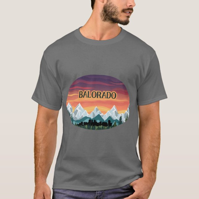 T-shirt Balorado Ovale Sans Dates Oversized (Devant)