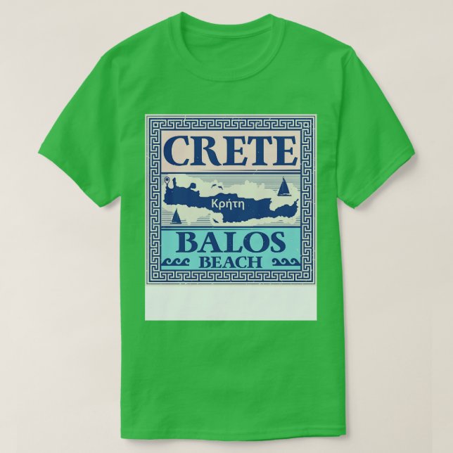 T-shirt Balos Beach Crète Grèce (Design devant)