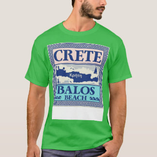T-shirt Balos Beach Crète Grèce